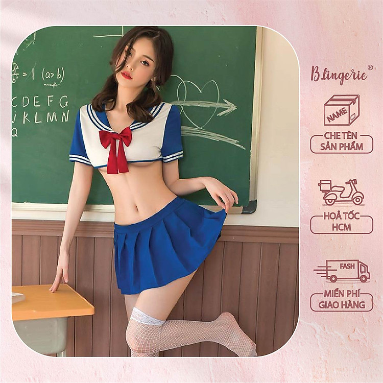 Bộ Cosplay Đồng Phục Nữ Sinh - B.Lingerie