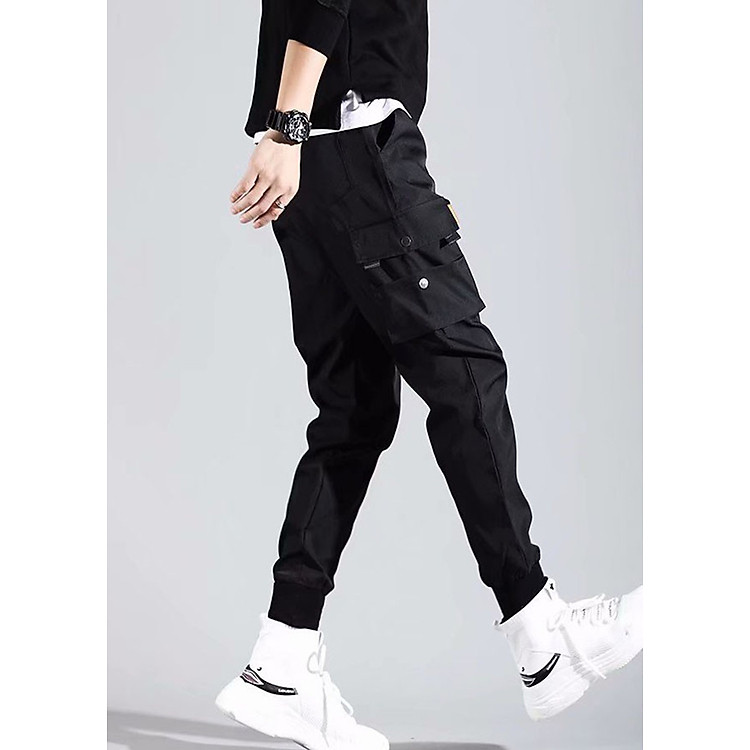 Quần jogger kaki nam LAHstore, chất liệu kaki cao cấp, thiết kế túi hộp bó ống dáng thể thao, phong cách trẻ, thời trang Hàn Quốc New arrival 04