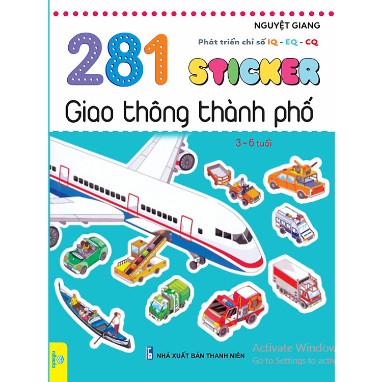 Sách 281 Sticker Giao thông thành phố