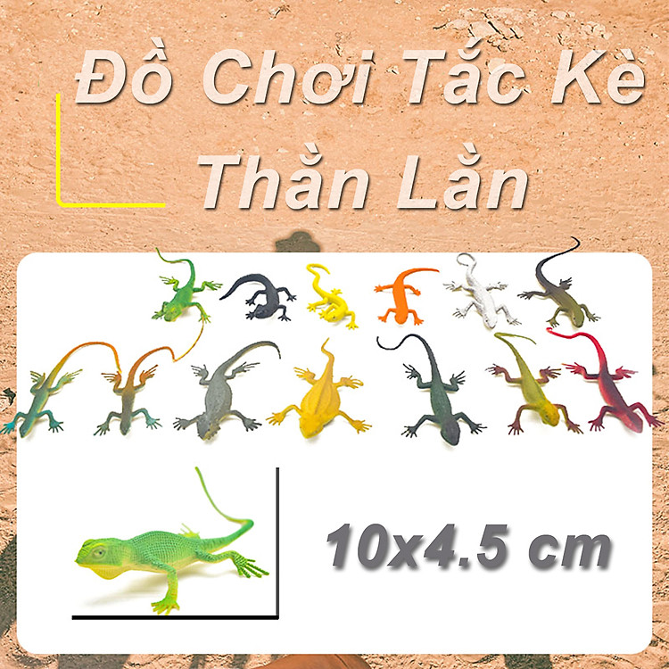 Mua Bộ đồ chơi thằn lằn tắc kè 12 món Chính hãng Giá rẻ - Hình ảnh 4