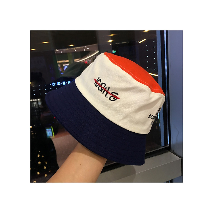 Nón bucket tròn vành nhiều màu phong cách Ulzzang Unisex