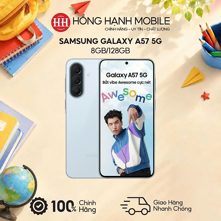 Điện Thoại Samsung Galaxy A57 5G 8GB/128GB - Hàng Chính Hãng