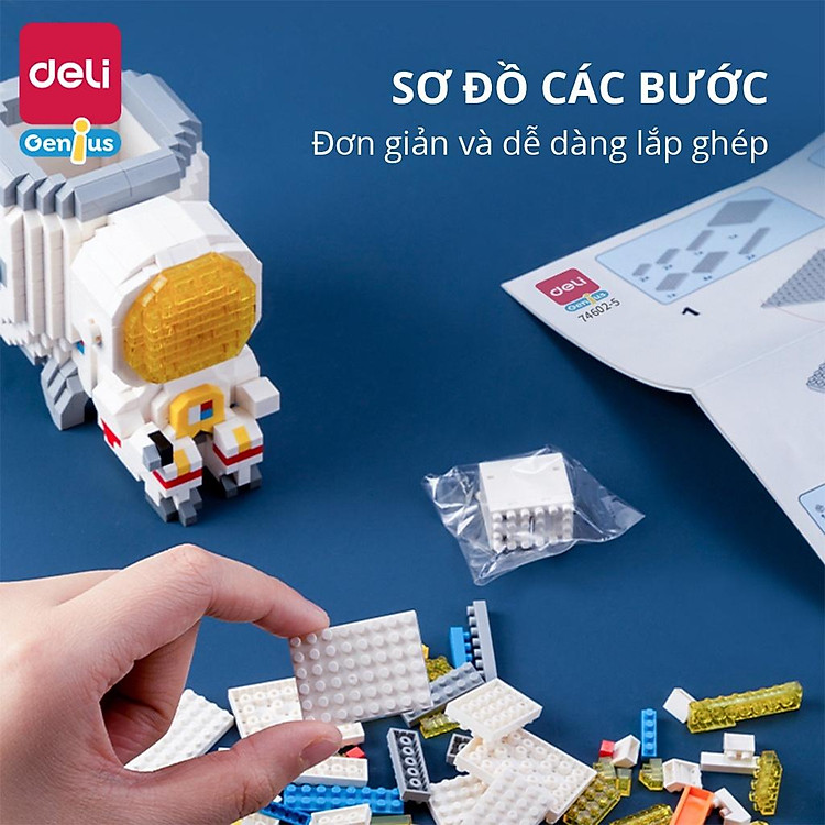 Mua Bộ Đồ Chơi Lắp Ghép Phi Hành Gia LED Chính hãng Giá tốt - Hình ảnh 2