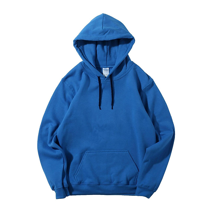 Áo Hoodie Nam Màu Xanh Trơn 2020 Kiểu Dáng Unisex
