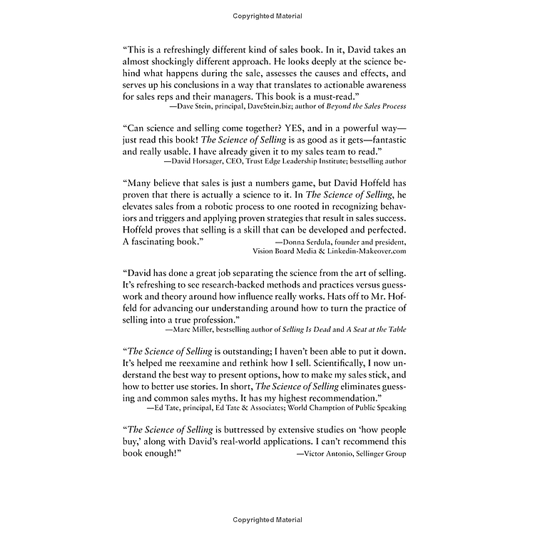 The Science Of Selling - Ảnh 2