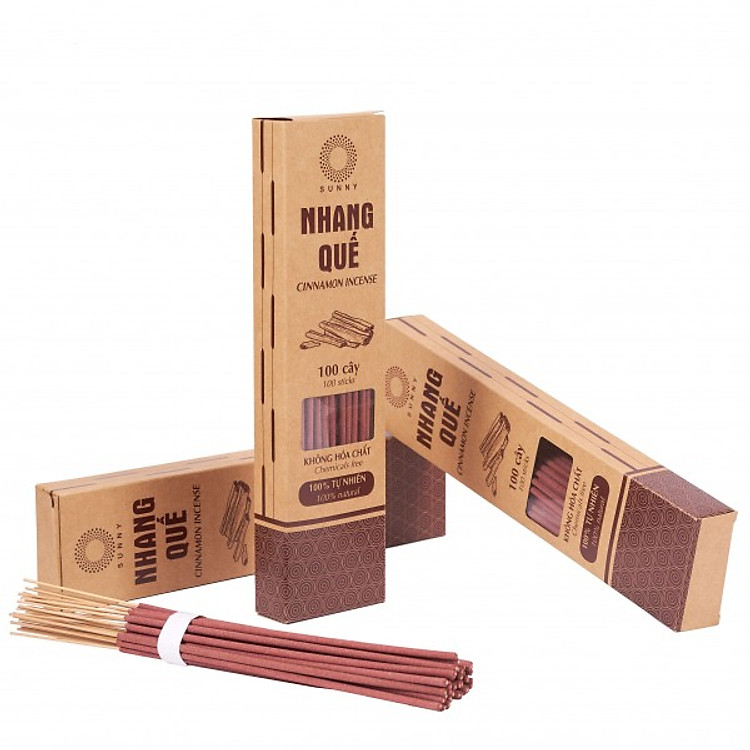Nhang (hương) sạch vỏ quế Sunny