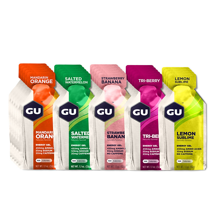 Gel Năng Lượng GU Energy - Mixed Box - Hộp 24 Gói (Vị Trái Cây) (Giao vị ngẫu nhiên)