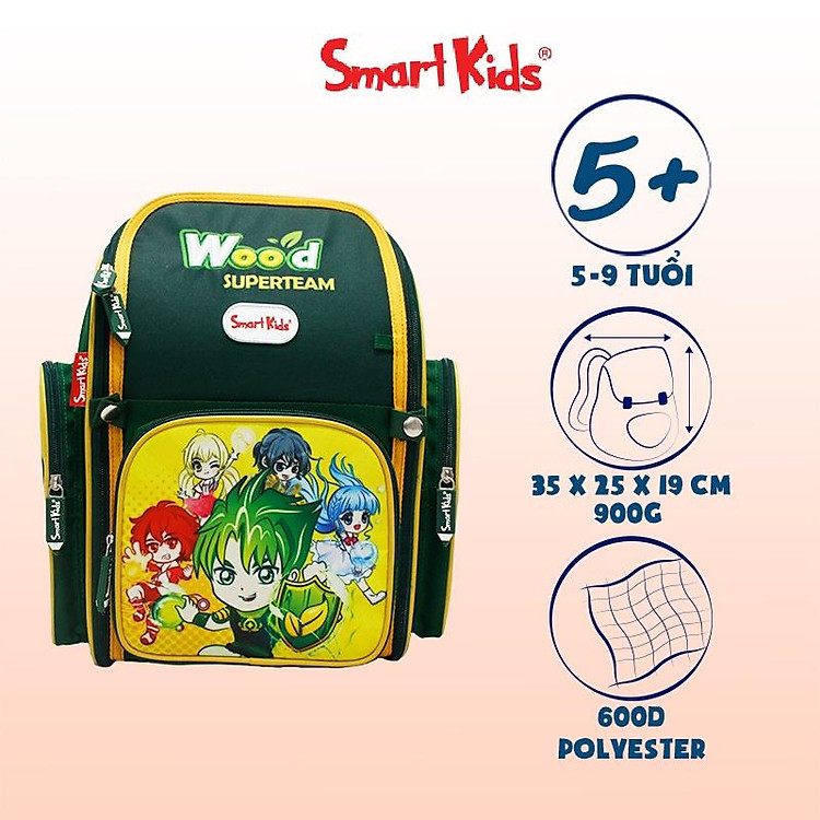 Ba lô CG Super Team-Wood B-010 (Xanh lá)