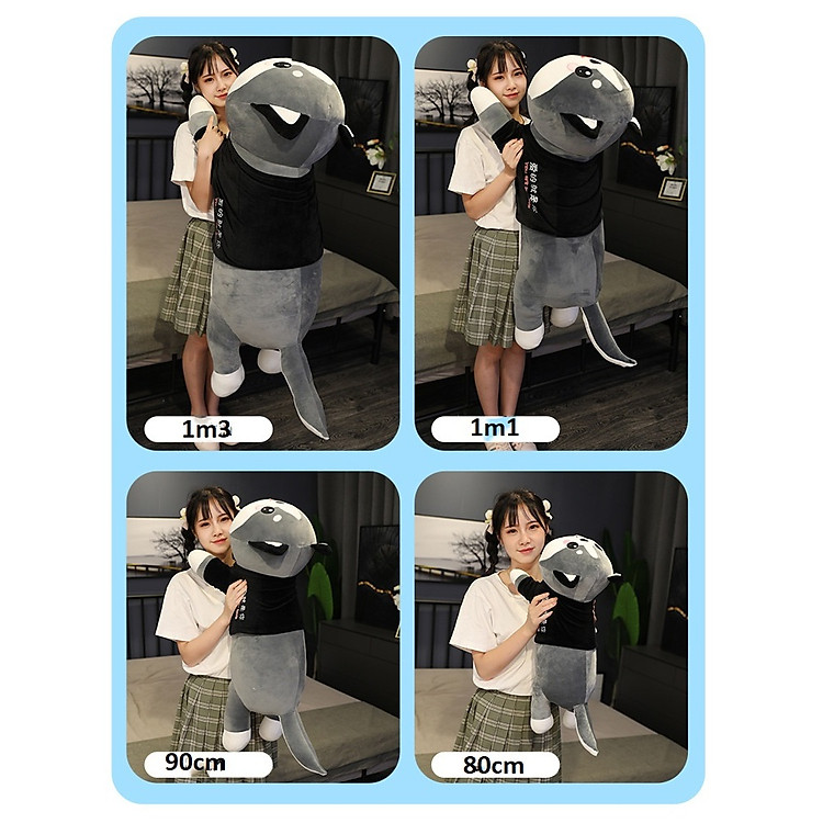 Mua Thú nhồi bông mèo xám dễ thương Chính hãng Giá rẻ - Hình ảnh 3