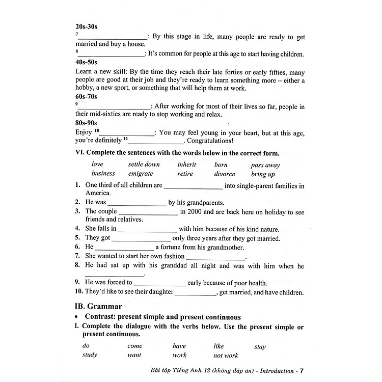 Bài Tập Tiếng Anh 12 - Không Đáp Án (Dùng Kèm SGK Chân Trời Sáng Tạo) - Ảnh 2