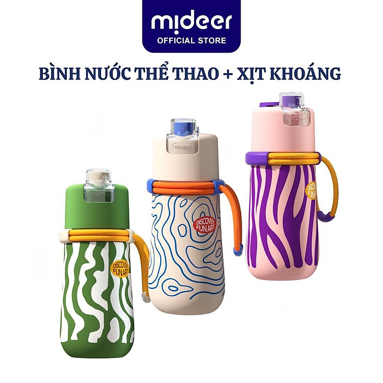 Bình nước thể thao có thể xịt khoáng Mideer Portable Spray Cup