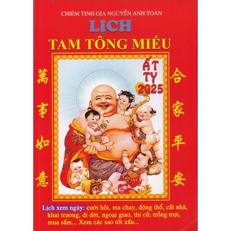 Lịch Tam Tông Miếu – Ất Tỵ 2025