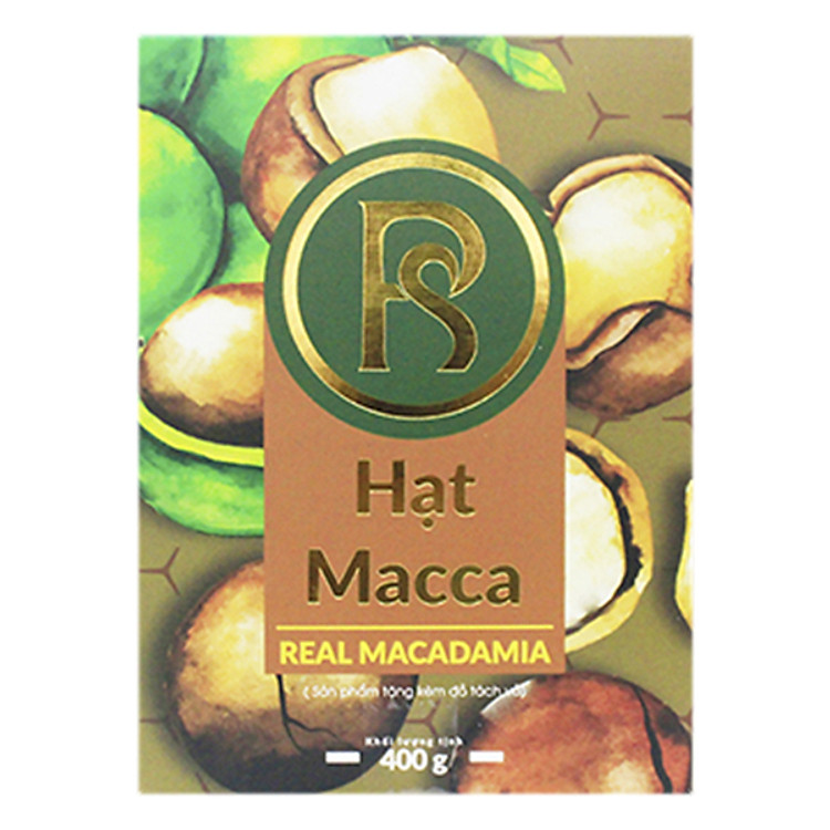Thực Phẩm Chức Năng Hạt Dinh Dưỡng Cho Sức Khỏe Mắc Ca Real Macadamia Úc (Hộp 400g)