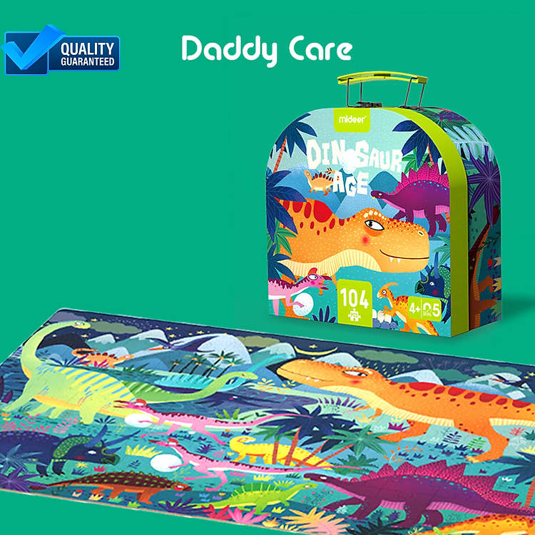 Đồ Chơi Xếp Hình Vali Khủng Long Dinosaus Age