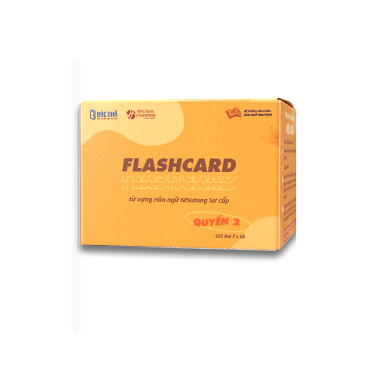 Thẻ học từ vựng Flashcard tiếng Trung Bác Nhã quyển 2