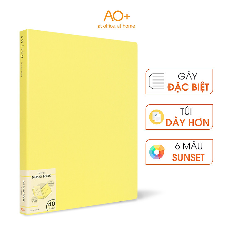 Bìa Lá A4 Switch ON AO+ (20 lá) - Ảnh 2