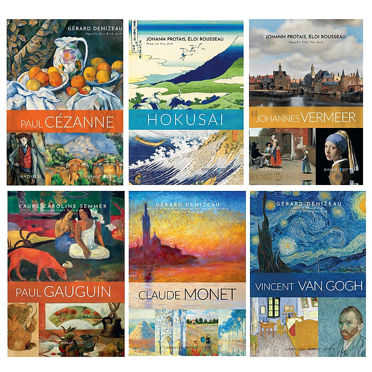 Bộ Danh Họa: Paul Cézanne, Hokusai, Claude Monet, Paul Gauguin, Vincent Van Gogh, Johannes Vermeer