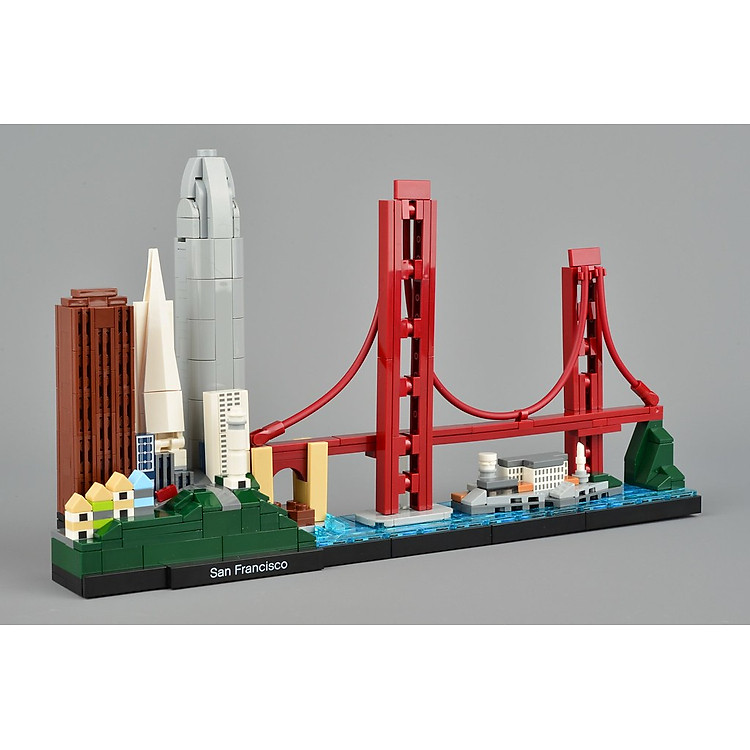 Mô hình LEGO ARCHITECTURE San Francisco 21043 Chính hãng Ưu đãi - Hình ảnh 3