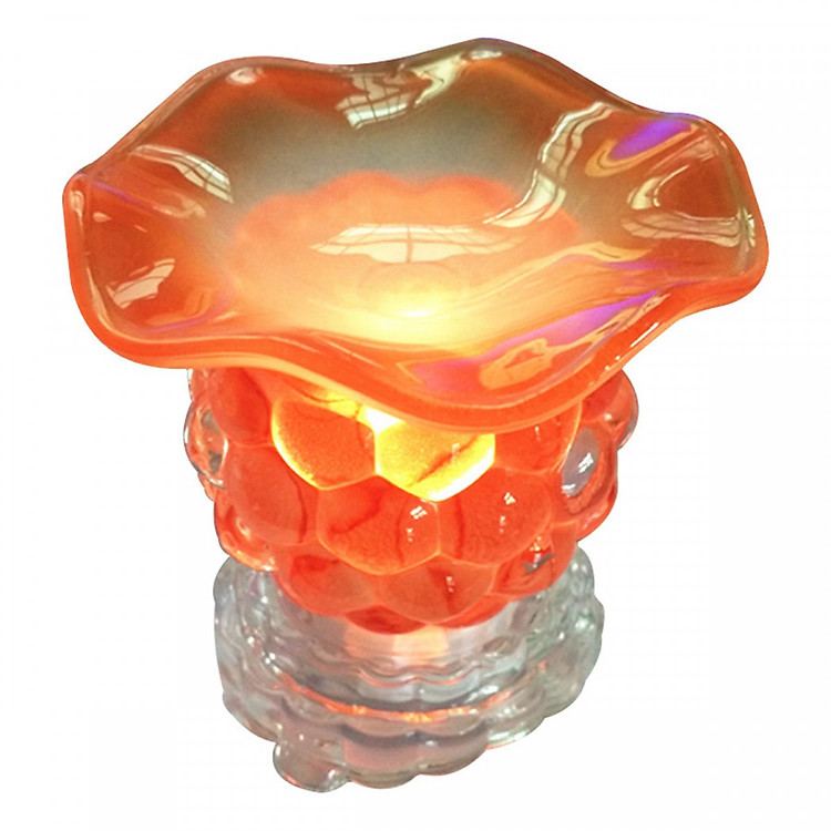 Đèn Xông Tinh Dầu bằng điện màu cam