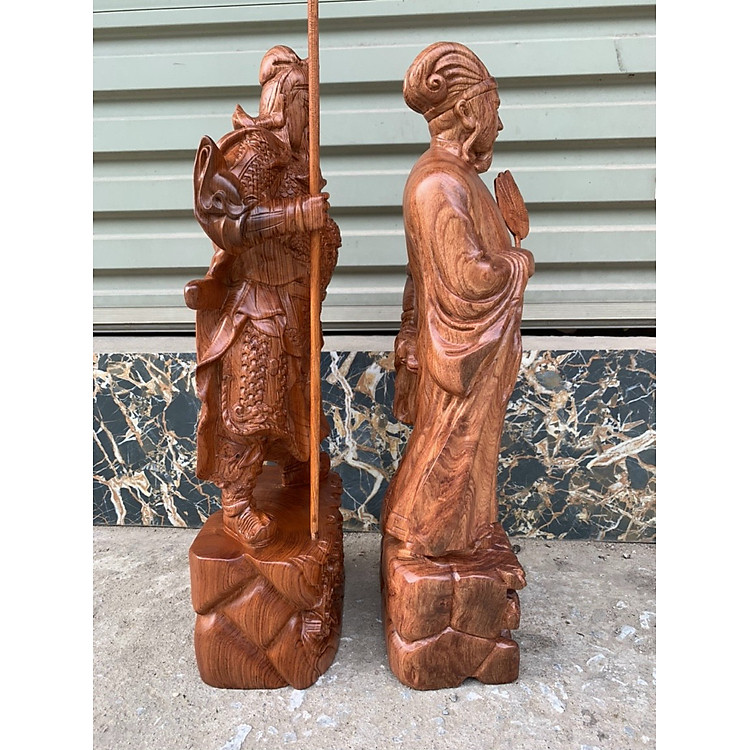 Tượng Khổng Minh và Tượng Quan Công (70cm)