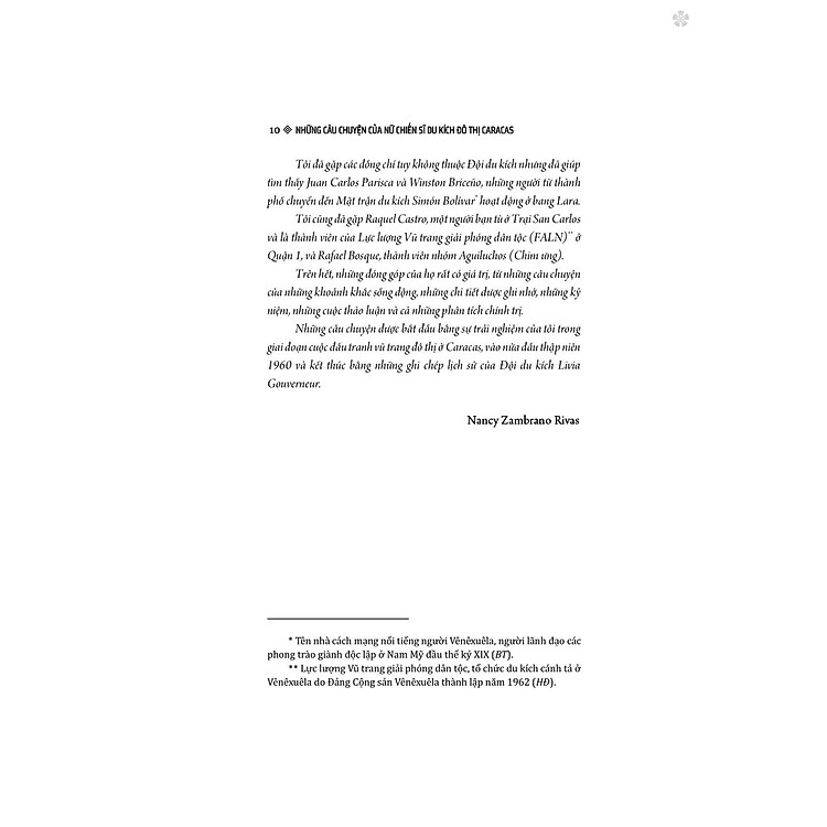 Những câu chuyện của nữ chiến sĩ du kích đô thị Caracas - Ảnh 7