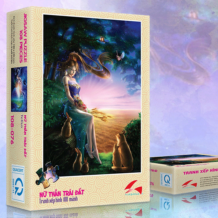 Mua Tranh xếp hình Tia Sáng Nữ thần Chính hãng Ưu đãi