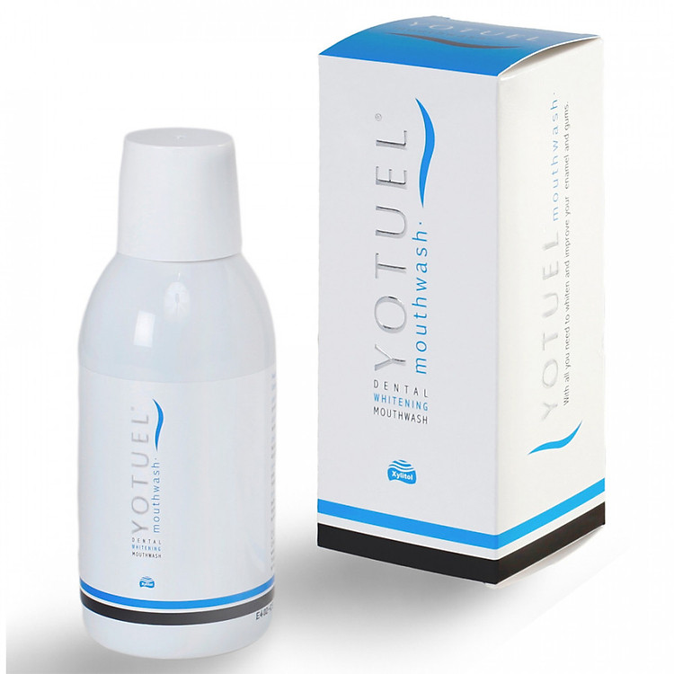 Nước súc miệng trắng răng không chứa cồn Yotuel Colutorio Blanqueador 250ml