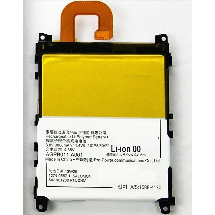 Pin thay thế cho máy Sony Xperia Z1 /L39H / 3000 mAh