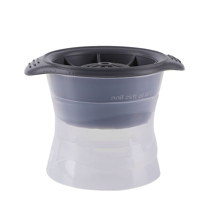 Khuôn Silicon Làm Đá Hình Tròn - Xám