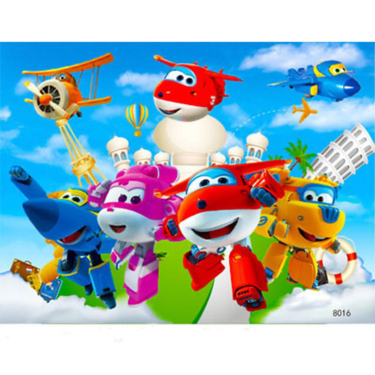 Tranh ghép gỗ 80 mảnh - Đội bay siêu đẳng