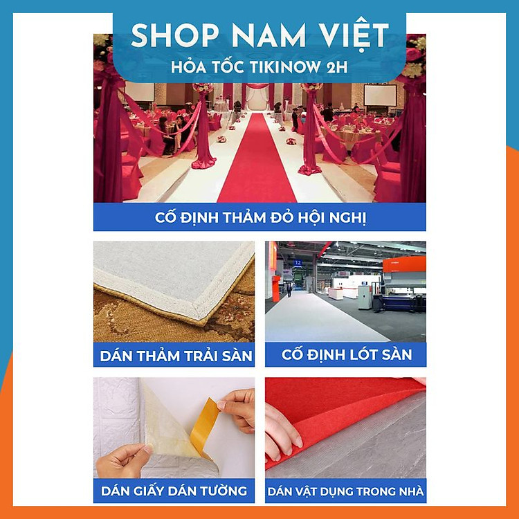 Keo 2 Mặt Sợi Thủy Tinh (10mm x 10m) - Ảnh 3