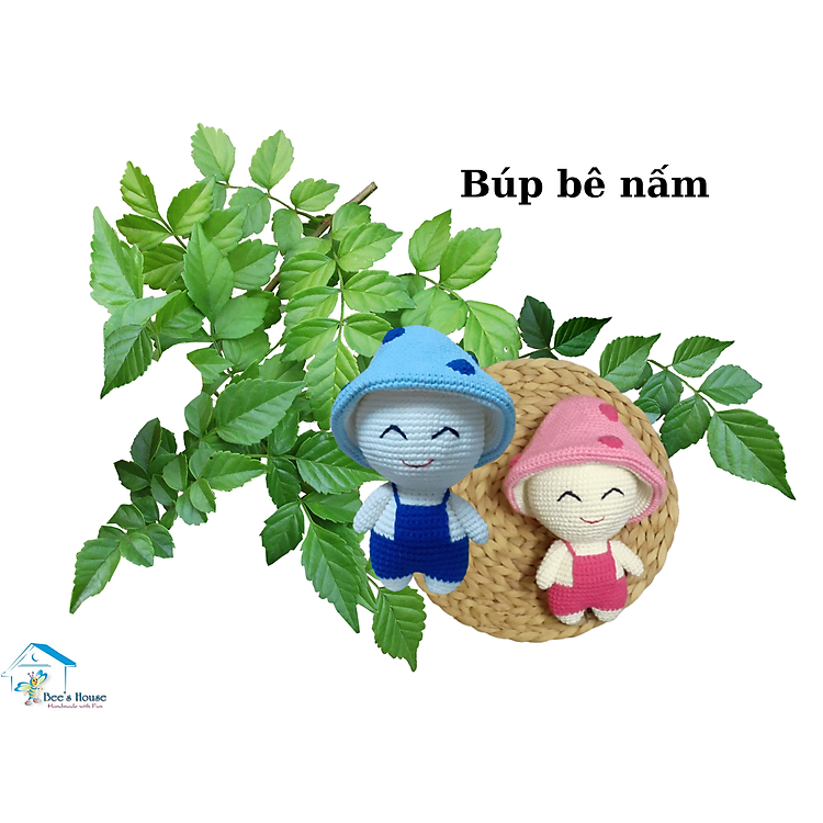Búp bê nấm len tại BEE HOUSE Chính hãng Giá rẻ - Hình ảnh 4