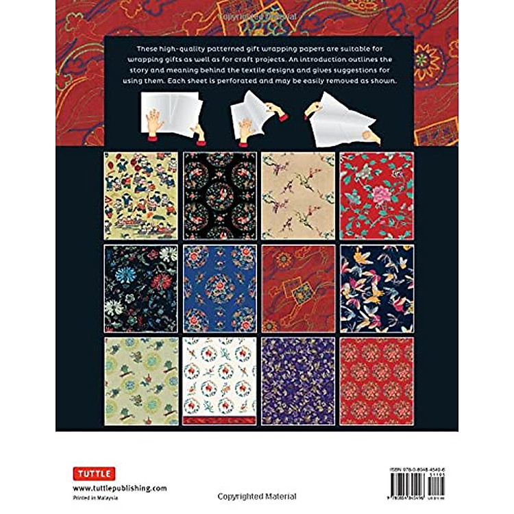 Chinese Silk Gift Wrapping Papers - Ảnh 2