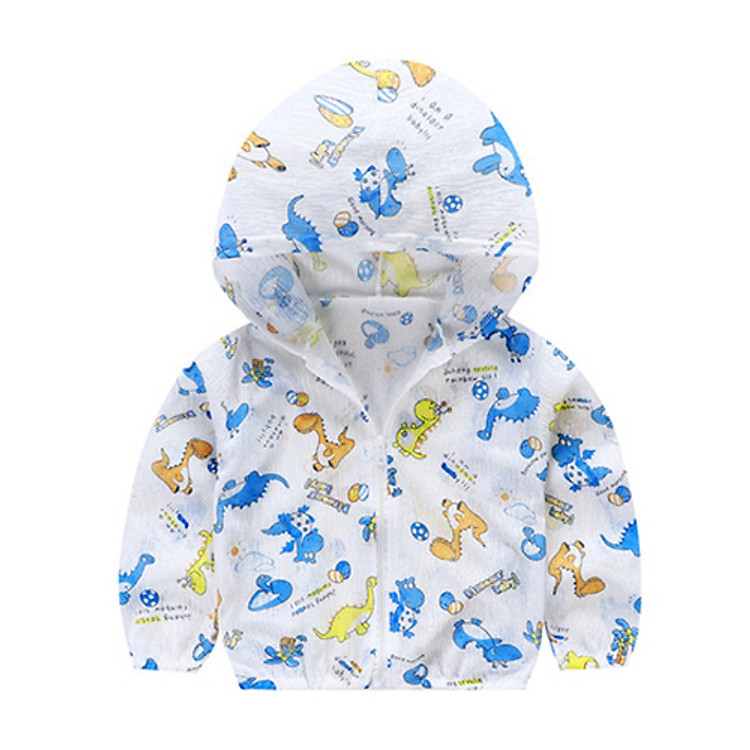 Áo khoác chống nắng cho bé trai bé gái chất cotton mát mẻ dễ chịu siêu đáng yêu CN12