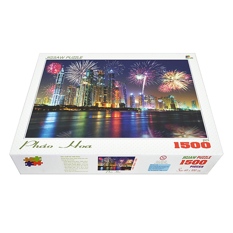 Mua tại Tiki: Mua Bộ tranh xếp hình 1500 mảnh Pháo Hoa Chính hãng Ưu đãi