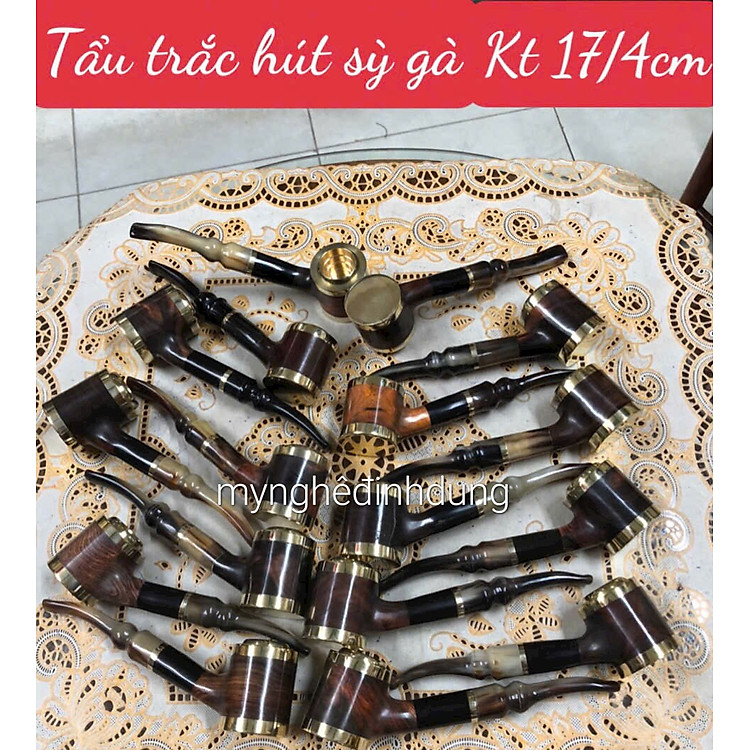 Tẩu sì gà bằng sừng phong cách lịch sự đẳng cấp