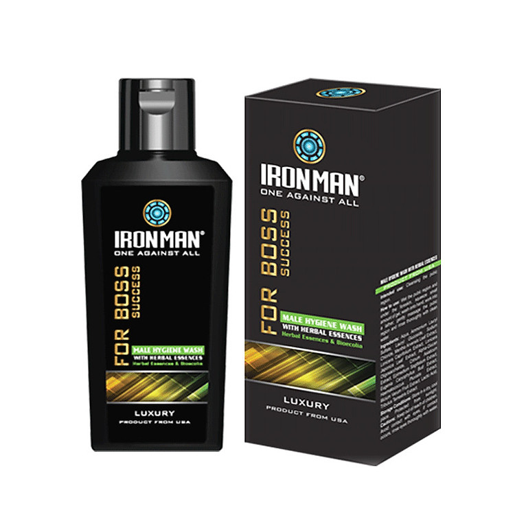 Dung dịch vệ sinh nam giới Ironman 120ml dạng gel thảo dược tạo bọt dịu nhẹ giúp làm sạch nấm ngứa khử mùi hôi hiệu quả
