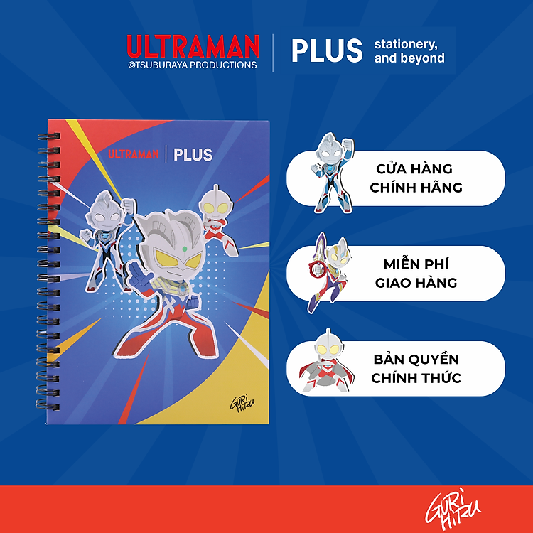 Sổ Tay Lò Xo Ultraman B6 (160 trang)