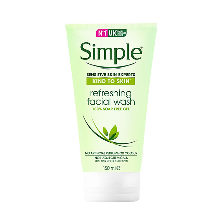 Sữa rửa mặt Simple Dạng Gel 150ml