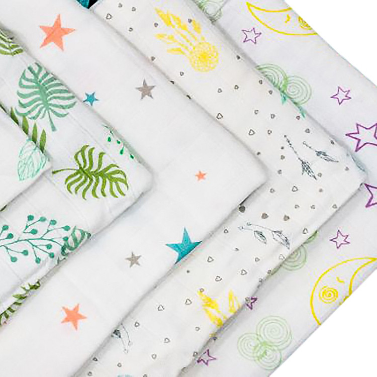 Mua Bộ 10 khăn sữa vải sợi tre Mamaru Chính hãng Ưu đãi - Hình ảnh 3