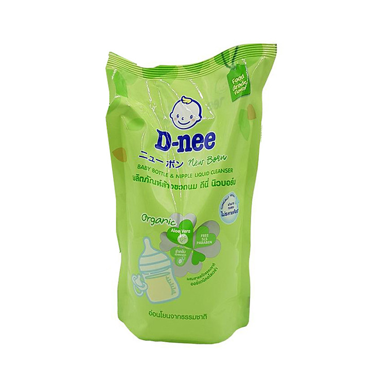Nước rửa bình sữa D-nee Organic 550ml Chính hãng Tiết kiệm - Hình ảnh 2