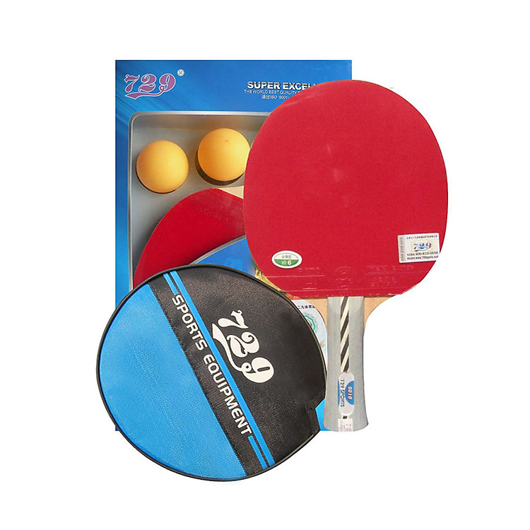 Vợt bóng bàn 729-2010 kèm 2 bóng và túi đựng