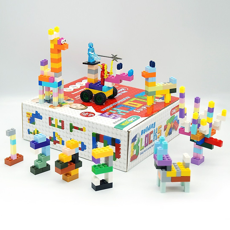 Đồ Chơi Xếp Hình Khối Nhỏ Duka DK81018 Chính hãng Giá rẻ - Hình ảnh 3