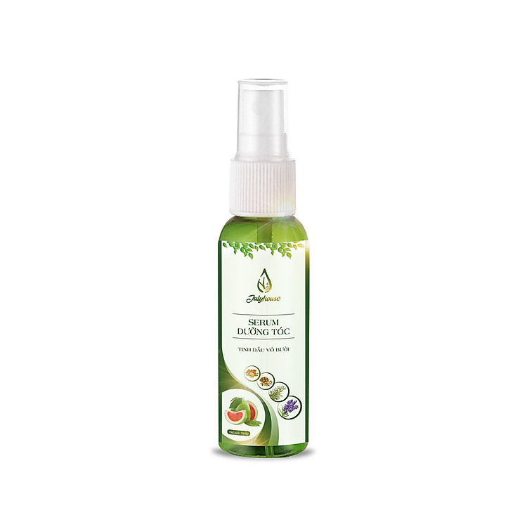 Serum dưỡng tóc tinh dầu Vỏ Bưởi 38ml JULYHOUSE giúp mái tóc khoẻ bồng bềnh, phục hồi tóc hư tổn, hương thơm thư giãn an toàn