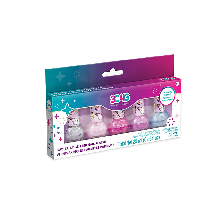 Tìm mua tại Avakids: Combo 5 Lọ Sơn Móng Lấp Lánh - Ngập tràn khuyến mãi