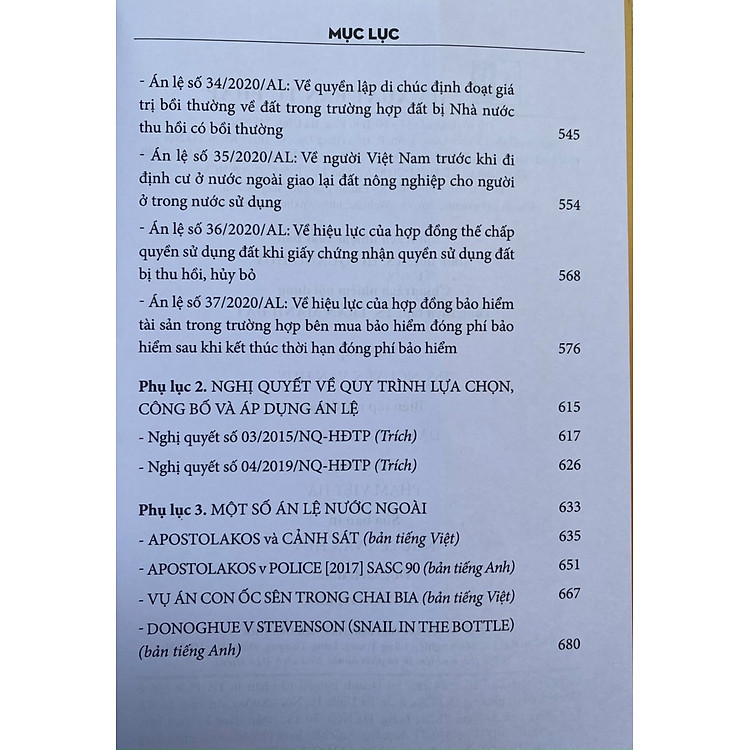 Bình Luận Khoa Học Bản Án Và Án Lệ - Tập 1 - Ảnh 2