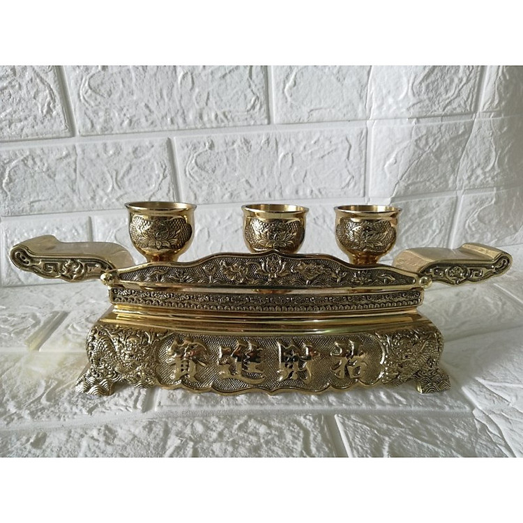 Bộ chung nước 3 ly Chiêu Tài Tấn Bảo