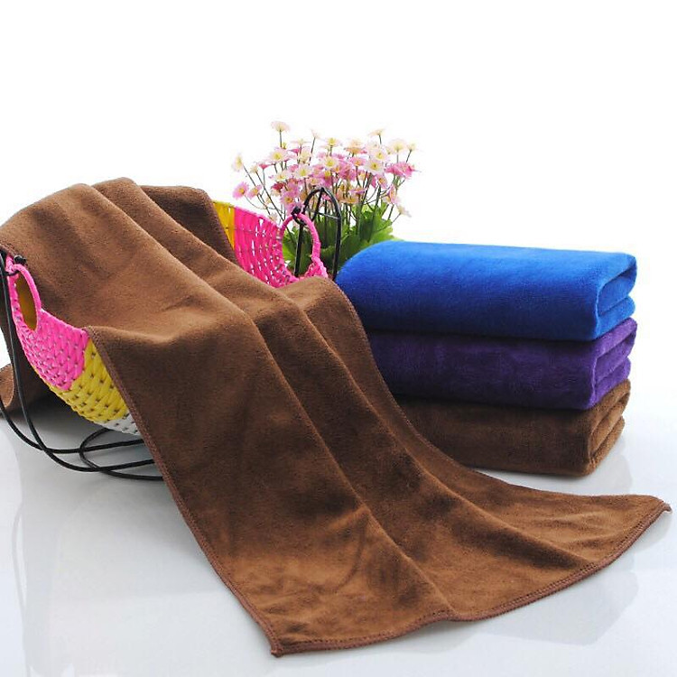 Khăn tắm lớn bông mềm(70cmx140)( màu ngẫu nhiên)