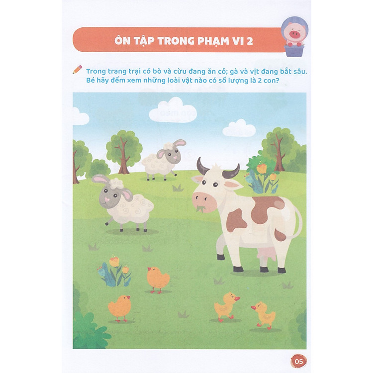 Chuẩn Bị Vào Lớp 1 - Vở Làm Quen Với Toán (Dành Cho Mẫu Giáo) - Ảnh 5