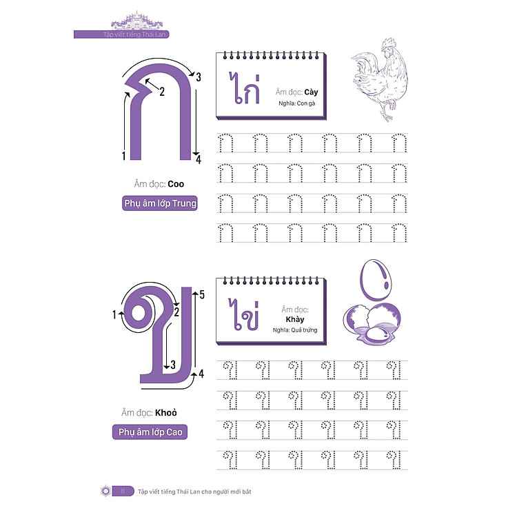 Tập Viết Tiếng Thái Lan Cho Người Mới Bắt Đầu - Ảnh 6